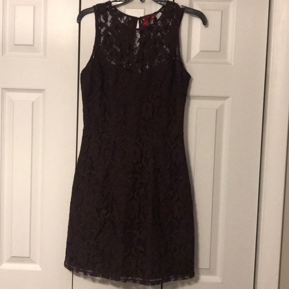 Garnet/maroon/plum Lace Saks fifth avenue dress